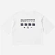 Футболка хлопковая оверсайз короткая женская Uniqlo 956028825 L Белая (1160669267) - изображение 7