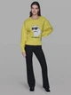 Свитшот на флисе женский Karl Lagerfeld 453137838 M Желтый (1160712992) - изображение 4