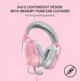 Навушники Razer Blackshark V2 X gaming Pink - зображення 2