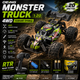 Машинка на радіокеруванні Monster Truck 1:20 4WD RC баггі позашляховик до 20 км/год, радіокерована машинка на пульті - зображення 1