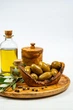 Оливки "сливовые" крупные зеленые с косточкой Greek Product 250г - изображение 4