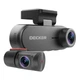 Автомобильный видеорегистратор на 3 камеры 4K ULTRA HD 3840х2160Р Wi-Fi с экраном ips циклической записью датчиком движения автозаписью G-sensor режим парковки поддержка карт памяти до 256Гб регистратор для авто Decker VR-2 - изображение 2