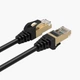 Кабель Ethernet Orico PUG-C7 CAT7 10Gbps RJ45 круглый 1 м (6942227181251) - изображение 3