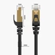 Кабель сетевой Ethernet Orico PUG-C7 CAT7 10Gbps RJ45 круглый 5м Black (6942227181282) - изображение 5