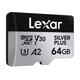 Карта памяти Lexar Silver Plus 64GB + адаптер (LMSSIPL064G-BNANG) - изображение 3