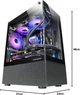 Корпус Mars Gaming MC-SE / без БЖ / Чорний (102148209) - зображення 7