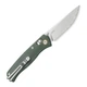 Ніж складаний туристичний SRM Medal 255L-MG3 (8.2 см) 140Cr / Micarta зелений - изображение 4