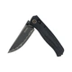 Ніж складаний туристичний SRM Medal 255L-MB3 (8.2 см) 140Cr / Micarta чорний - изображение 2
