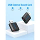 Звуковая плата Vention Audio USB 2х3,5mm jack Metal - изображение 7