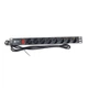 Силовий блок Eserver 19" 8 розеток, вимк., алюм. корпус PDU 220В, 16А - зображення 2