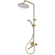Душова колона зі змішувачем ZERIX REX-009-J BRUSHED GOLD з нерж. сталі (Колір матове золото) (ZX6125) - изображение 1
