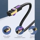 Патч-корд 1м, S/FTP cat 7 RJ-45 black VENTION - изображение 2