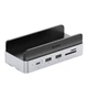 Докстанція Orico MiniDock 10в1 з кишенею для SSD Silver (6942227173270) - зображення 1