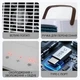 Мініконструктор Arctic Air Cooler AND XL-1375 з контейнером для води та льоду, USB живлення, охолодження та зволоження повітря, білий - зображення 3