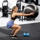 М’яч для фітнесу Gymtek 65 см + насос Чорний (5907766662532) - зображення 7