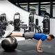 М’яч для фітнесу Gymtek 65 см + насос Чорний (5907766662532) - зображення 10