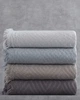 Бавовняне покривало PAVIA CAROLA Grey, 220x240 см, Серый - зображення 5