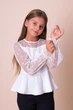 Блуза для девочки ТМ Mevis 5621 01 134 см белый - изображение 2