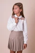 Блуза для девочки ТМ Mevis 5620 02 140 см молочный - изображение 3