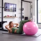 М’яч для фітнесу Gymtek 65 см + насос Рожевий (5907766664215) - зображення 11