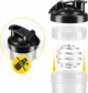 Шейкер спортивный 4FIZJO PRO 650 мл White/Black (P-5905973407007) - изображение 5