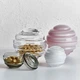 Хрустальная конфетница с крышкой Nest Large Nude Glass (1027133) - изображение 4