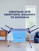 Електрична сушарка для білизни для одягу електросушарка з підігрівом підлогова посилена Rokar + Подарунок Капсули для прання 12 шт. - зображення 5