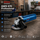 Угловая шлифмашина Bosch GWS 670 Professional: 670 Вт, диск 115 мм, компактная и мощная болгарка (США, 110В) - изображение 1