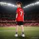 Форма футбольна дитяча Manchester United 2008 Ronaldo 7 ретро червона комплект футболка та шорти розмір 18 — зріст 100–110 см - изображение 5