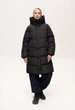 Подовжена зимова жіноча куртка Finn Flare 225504-BL Down fill чорна 2XL - зображення 4