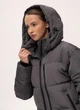 Длинная зимняя куртка женская Finn Flare 224501-GR серая XS - изображение 8
