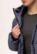 Подовжена зимова жіноча куртка Finn Flare 225502-MZ Down fill синя M - зображення 8