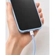 Кабель MAKE Type-C to Type-C PD 65W 1м Nylon Blue - изображение 4