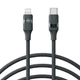 Кабель MAKE Type-C to Lightning 30W 1м Braid Black - изображение 4