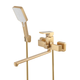Змішувач для ванни HAIBA GAUDI 006 EURO BRUSHED GOLD (Колір матове золото) (HB9598) - изображение 1