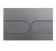 Панель змиву KOER KT-0604-07 240x160x10mm пластикова, кнопка закруглена (колір графіт) (KR5325) - изображение 5