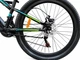 Подростковый горный велосипед Viper Blackwood 24" рама 12.5", 21 скорость, дисковые тормоза, черно-голубой - изображение 4