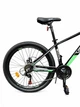 Подростковый горный велосипед Viper Jazz Al 26" рама 15.5", 21 скорость, алюминиевая рама, дисковые тормоза, черно-зеленый - изображение 4