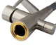 Змішувач для кухні MIXXUS PREMIUM MAGNET 021 SS COLOR REFL.GREY з гнучким виливом з виходом для питної води (Колір нерж+вилив сірий) (MI6976) - изображение 5