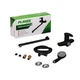 Змішувач для ванни PLAMIX CEZAR-006 EURO SET MATTE BLACK (з шлангом, лійкою та кронштейном) (Колір матовий чорний) (PM0690) - изображение 6