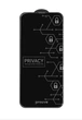 Защитное стекло Full Screen Антишпион с углом затемнения 26° с сеткой на динамике Proove Privacy 9Н iPhone 14 Pro Max/15 Plus/16 Plus - изображение 2