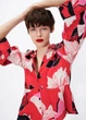 Сорочка укорочена з квітковим принтом ZARA M - зображення 5