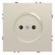 Розетка Ardero ER111-C Soft 16А без заземления шампань - изображение 2