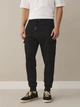 Джоггери Next чоловічі карго з начісом, M, Slim Fit, штани спортивні чорні - изображение 1