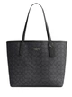 Жіноча сумка Coach City Tote In Signature Canvas CV978 Charcoal / Black - зображення 1