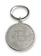 Брелок Avtoaks Bitcoin (Биткоин) металлический серебристый цвет - изображение 5