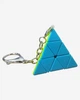 Кишенькова головоломка-брелок Піраміда QiYi MoFangGe Pyraminx Keychain (45 мм, без наклейок) - изображение 2