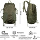 Рюкзак Tribe Urban 25 л Olive (1042-T-IC-0022-olive) - зображення 11