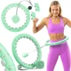 Hula hop z obciążeniem i licznikiem Gymtek G-05057 Turkusowe (5905399050573) - obraz 8