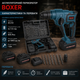 Акумуляторний перфоратор BOXER FT 004 SDS Plus 20 4V 3Ah із двома акумуляторами 5000 уд хв 1 Дж для бетону цегли та металу - зображення 2